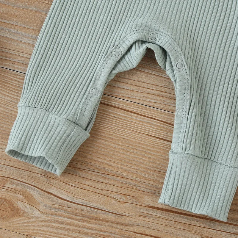 Cotton Long Sleeve Infant Romper